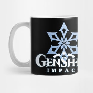 cryo big emblem genshin impact Mug